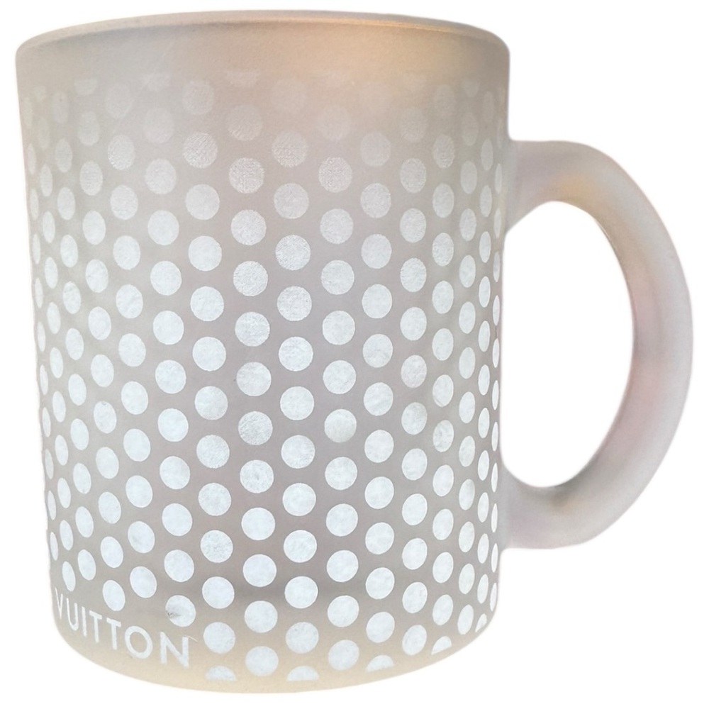 Rare frosted Louis Vuitton foundation mug